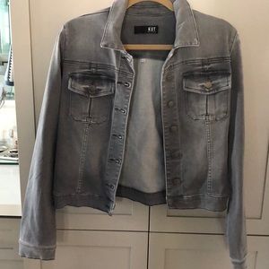 NWOT Kut From The Kloth Grey Denim Jacket Medium